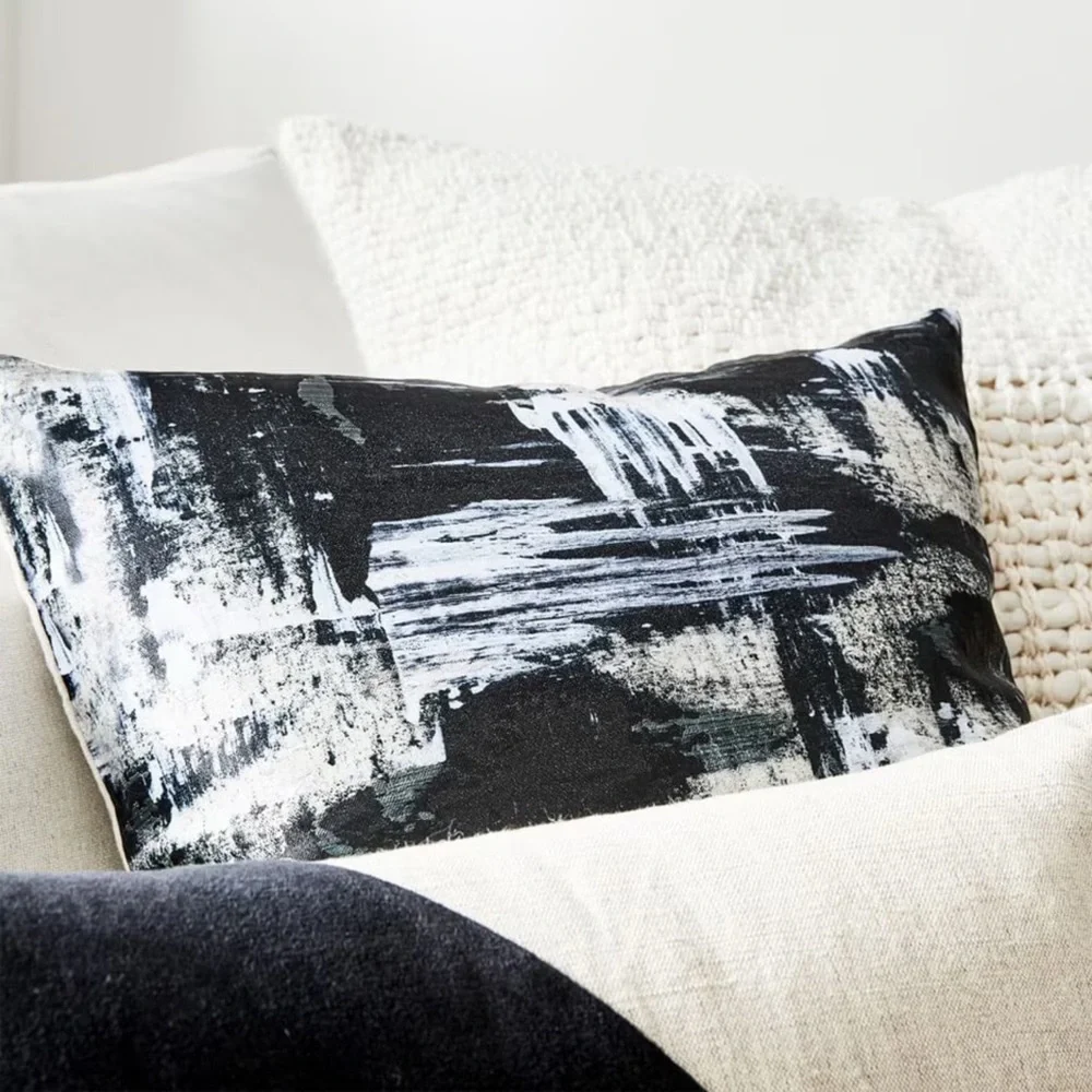 West Elm Painterly Brocade Cushion Cover